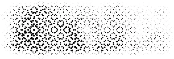 Halftone border. Dotted grunge vector border elements. Urban old peeled wall. Dust Distressed Overlay. Rough black and white texture with faded paint and scratched plaster. Wallpaper with rust and