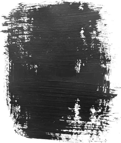 Μαύρη Πινελιά Πινέλο Πινέλου Πινέλα Γραμμές Grunge Και Durty Freehand — Διανυσματικό Αρχείο