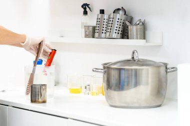Vücut bakımı için ev yapımı organik doğal kozmetik