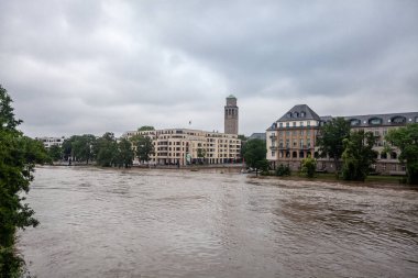 Almanya - 16.7.2021: Şiddetli yağmurlar nedeniyle Almanya 'da seller