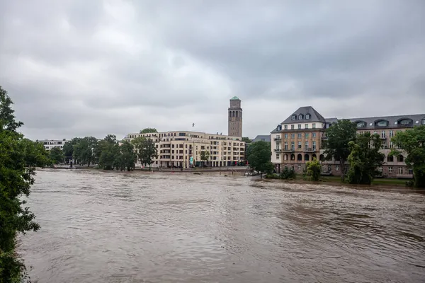 Almanya - 16.7.2021: Şiddetli yağmurlar nedeniyle Almanya 'da seller