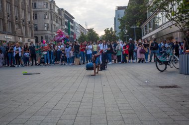 Hanover - 26.6.2021: Sokak performansları