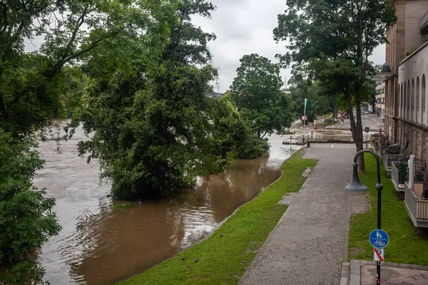 Germany - 16.7.2021: floods in Germany due to heavy rains — Stock Photo, Image