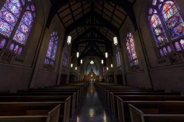 Kathedraal Van Aankondiging Een Katholieke Kathedraal Stockton Californië — Stockfoto