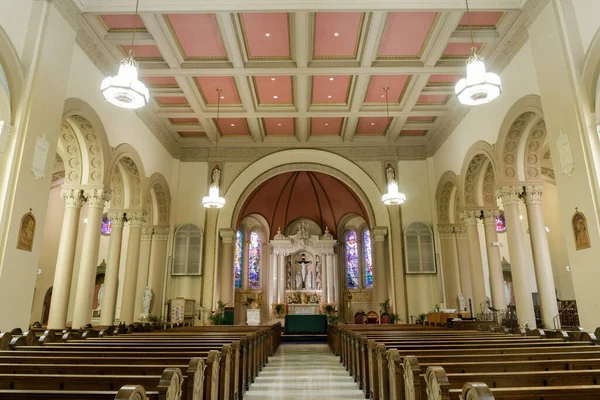 Αγία Αγνή Καθολική Εκκλησία Στο Σαν Φρανσίσκο Καλιφόρνια — Φωτογραφία Αρχείου