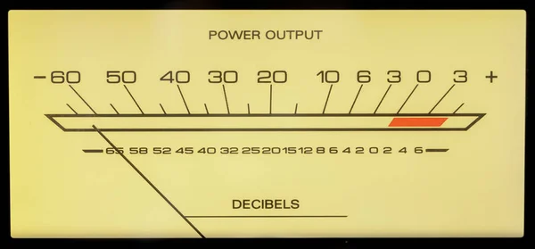 Audio Amplifier Analog Power Meter