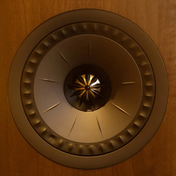 Combined Midrange Tweeter Speakers Details — Stockfoto