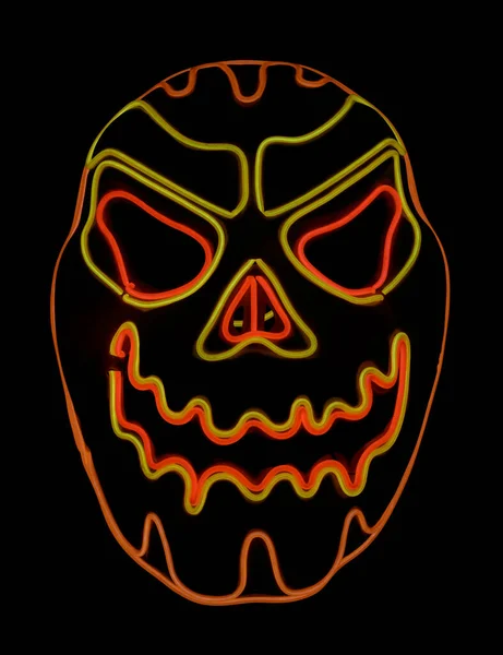 Led Pumpkin Mask Glowing Dark — Stock Fotó