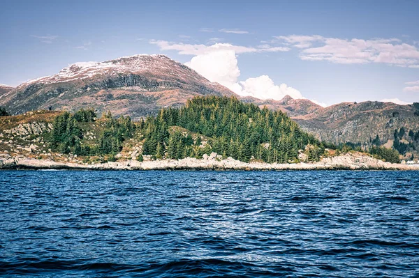 Pescando Norway Selje Paraíso Para Férias Pesca Desfrutar Paisagem Tirar — Fotografia de Stock