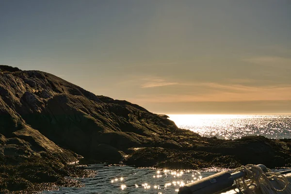 Férias Pesca Selje Norway Paraíso Para Pescadores Amantes Natureza Puro — Fotografia de Stock