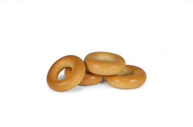 mutfak ürün simit. Beyaz bir arka plan üzerinde izole.