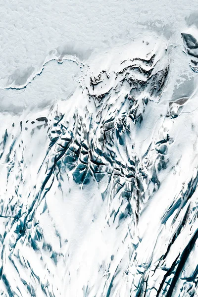 Absztrakt Háttér Jég Textúra Jégbarlang Télen Izland — Stock Fotó
