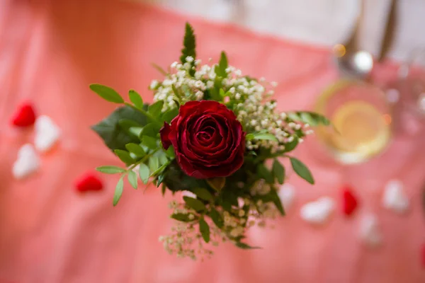 Приємна Прикраса Весільних Квітів — стокове фото