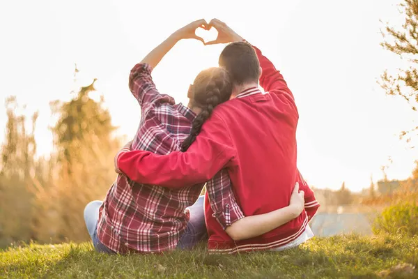 Beautiful Relationship Boy Girl Women Men Love Air Love Love — Stock Photo, Image