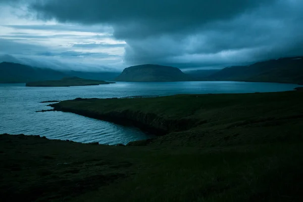 Incroyable Nature Sauvage Lunatique Islande Avec Route Photo Voyage Fumer — Photo