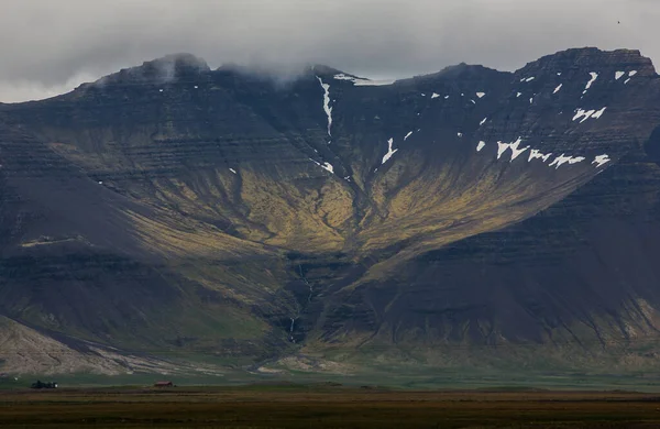 Incredibili Montagne Dell Islanda Natura Unica Con Sacco Vulcano Lava — Foto Stock