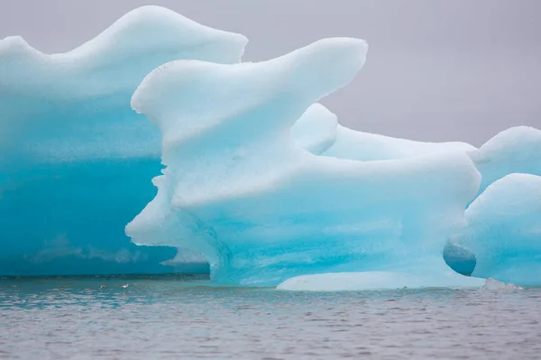 冰岛的冰川 全球变暖 环境问题 冰川融化 野生大自然 冰岛旅行 环球旅行 — 图库照片