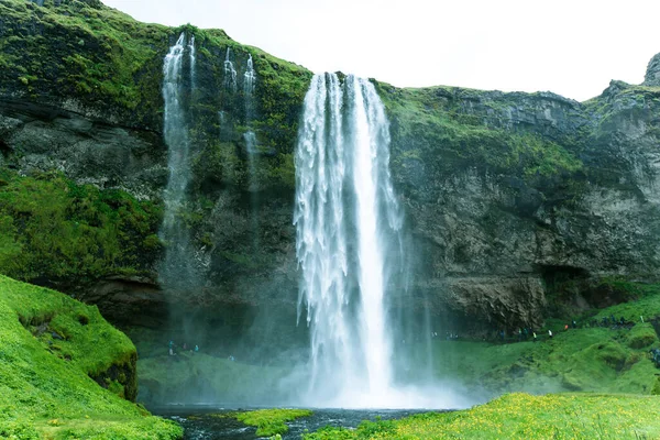 Ingvellir National Park Dove Cammina Tra Due Continenti Islanda Viaggiare — Foto Stock