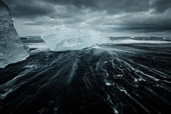 Derretimiento Los Glaciares Calentamiento Global Contaminación Del Medio Ambiente Calentamiento —  Fotos de Stock