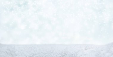Beyaz karlı arka plan, tatil afişi, web posteri, broşür, tebrik kartı, kapak için kullanışlı. Xmas arkaplanı, kar, beyaz