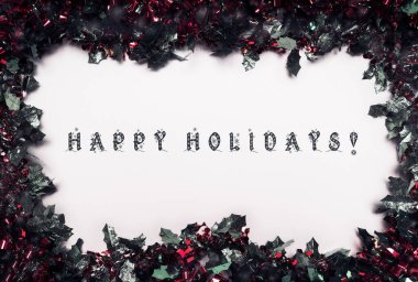 Mutlu Noeller, mutlu noeller, Noel zincirleri, tatil afişi, web posteri, broşür, tebrik kartı, kapağı olan şirin noeller. Xmas arkaplanı