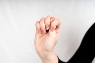 T Mektubu, Amerikan İşaret Harfleri için Statik El Hareketleri, ASL Dili 'nin 26 el işareti, işitme kaybı olan insanların işaret dili.