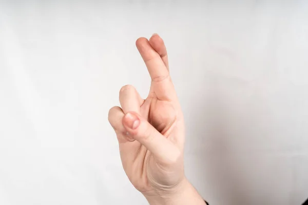 Letter Static Hand Gestures Voor Amerikaanse Gebarentaal Letters Handtekens Van — Stockfoto