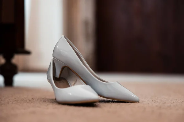 elegant shoes for the bride, a pair of pumps