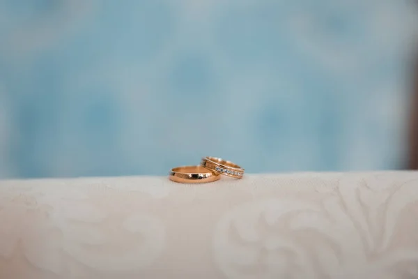 Anéis Casamento Símbolo Amor — Fotografia de Stock
