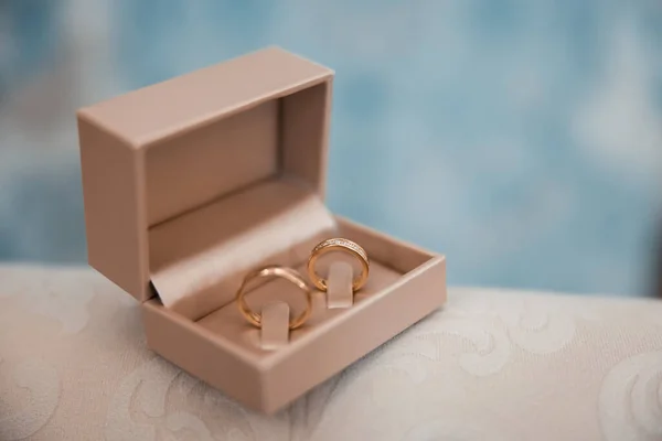 Anéis Casamento Símbolo Amor — Fotografia de Stock