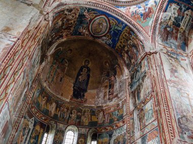 Gürcistan 'daki güzel unesco anıtı katedrali.