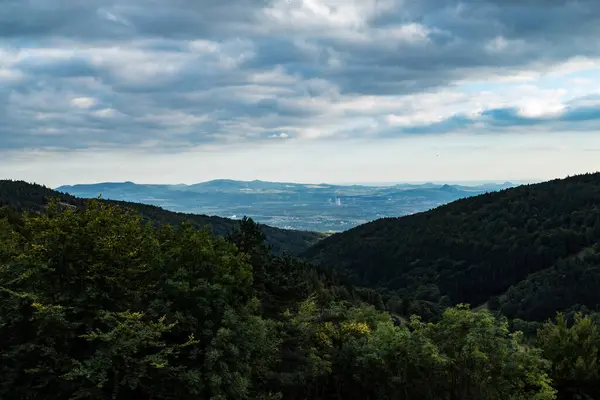 Wunderschöne Tschechische Naturlandschaft Spätsommer — Stockfoto