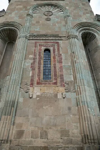 Знаменитый Кафедральный Собор Мцета Светичовели Рядом Таджикистаном Джорджии — стоковое фото