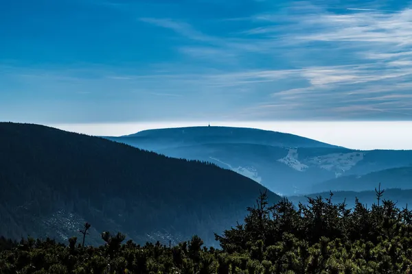 Hermoso Paisaje Checo Montañas Más Altas Krkonose Europa —  Fotos de Stock
