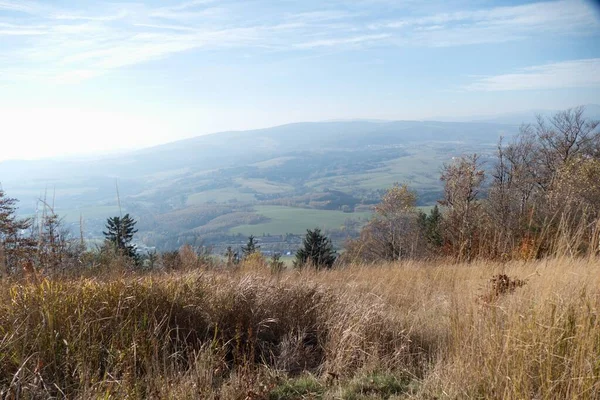 Bellissimo Paesaggio Della Campagna Ceca Autunno Europa — Foto Stock