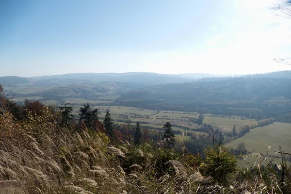 Bela Paisagem Rural Checa Outono Europa — Fotografia de Stock