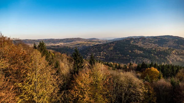 Krásná Česká Krajina Podzim Evropě — Stock fotografie