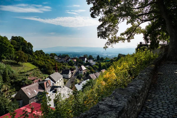 Panorama Ciudad Krupka Bohemia Occidental Europa —  Fotos de Stock