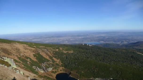 Τσέχικα Βουνά Krkonose Φθινόπωρο — Αρχείο Βίντεο