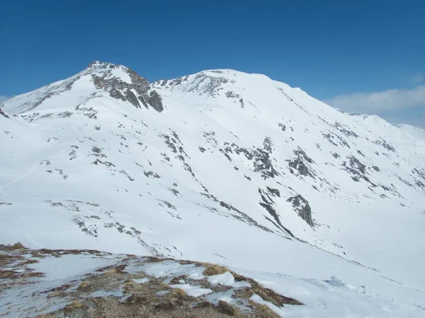 Skitouring Paisaje Invierno Raurisertal Los Alpes Austriacos — Foto de Stock