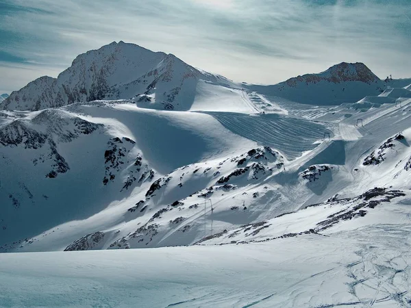 Aventura Invierno Skitouring Los Alpes Más Obstinados Montañas Austria — Foto de Stock