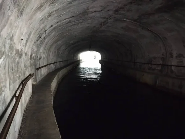 Sea Tunnel Sibenik Canal Adriatic Sea Croatia — Stockfoto
