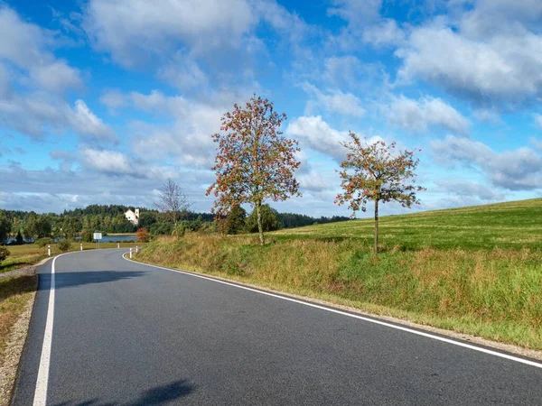 Schöne Tschechische Herbstlandschaft Der Natur — Stockfoto
