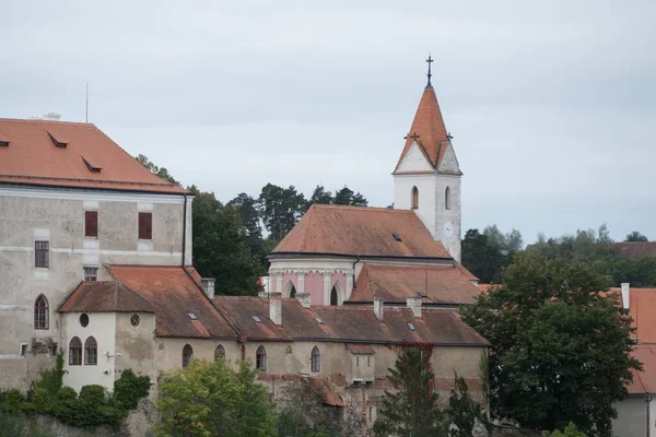 Zamek Bitov Morawach Czechach Nad Rzeką Dyje — Zdjęcie stockowe