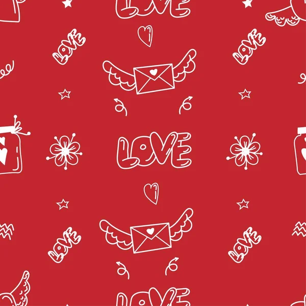 Pattern Valentine Day — стоковый вектор