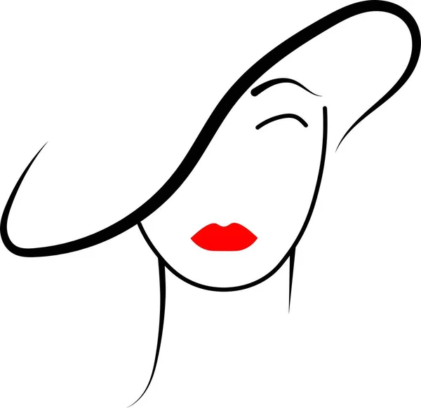 Kadınların yüzleri tek sıra sanat tarzında