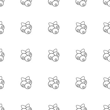 Böğürtlenli ve dikişsiz. vektör illüstrasyonu