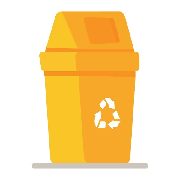 有回收标志图标的回收箱 — 图库矢量图片