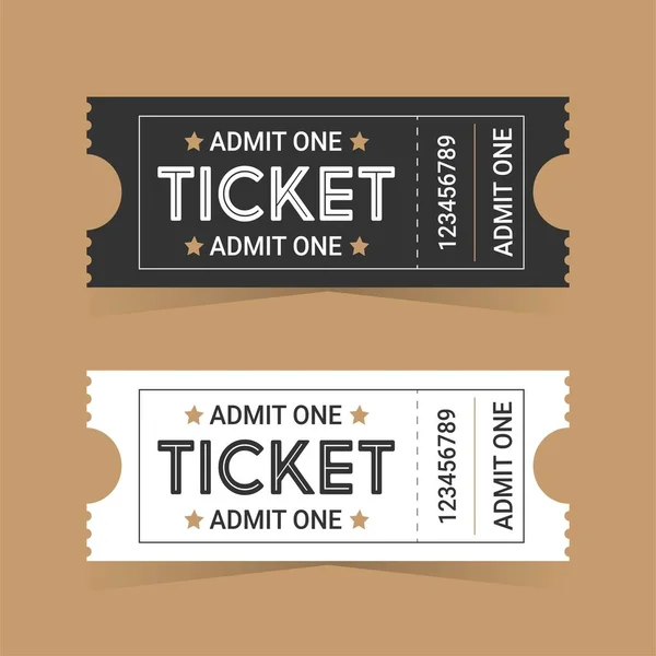 Renkli arka planda bir kişi için 2 bilet