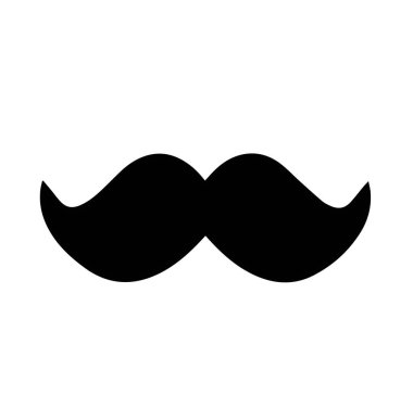 Bıyığın vektör çizimi